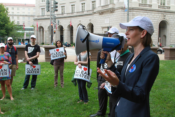 Student at Clean Water EPA Public Hearing
